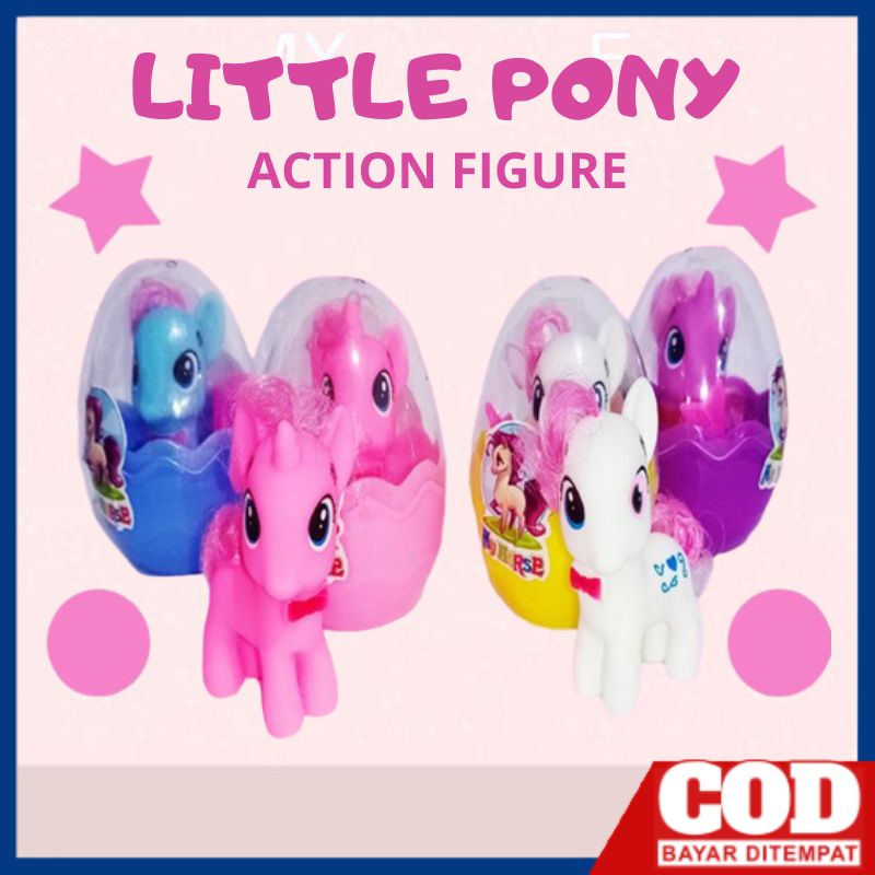 MIN-234 MY HORSE boneka kecil little pony action figure anak perempuan