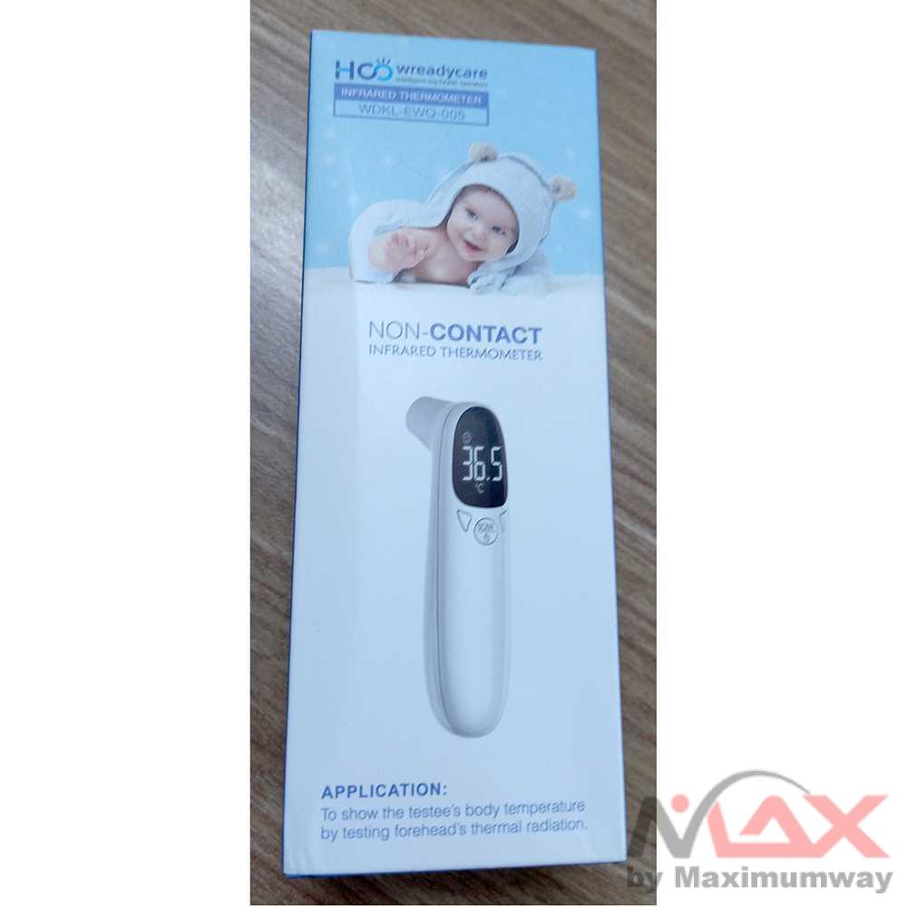 Wreadycare Thermometer Infrared Digital / Thermogun Non-Contact untuk alat ukur suhu tubuh Thermometer Suhu Tubuh Digital Infrared Non Contact EWQ-005 Thermogun Termometer Infrared Non Contact Digital Suhu Badan Tubuh Thermometer