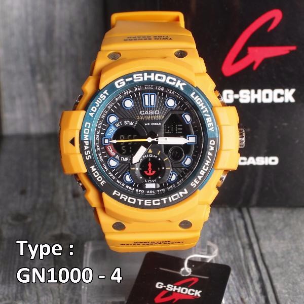 MODEL TERBARU ... Jam Tangan G SHOCK CASIO GN1000 Full Yellow Kuning Pria & anak anak fashion  D-19