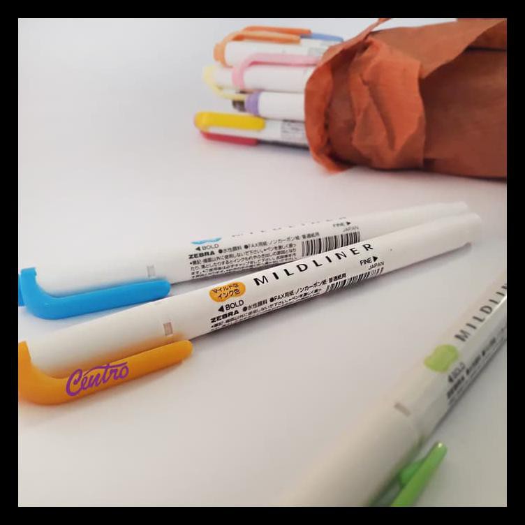 

Zebra Mildliner Double-Sided Pastel Highlighter Water-Based Marker Bermutu