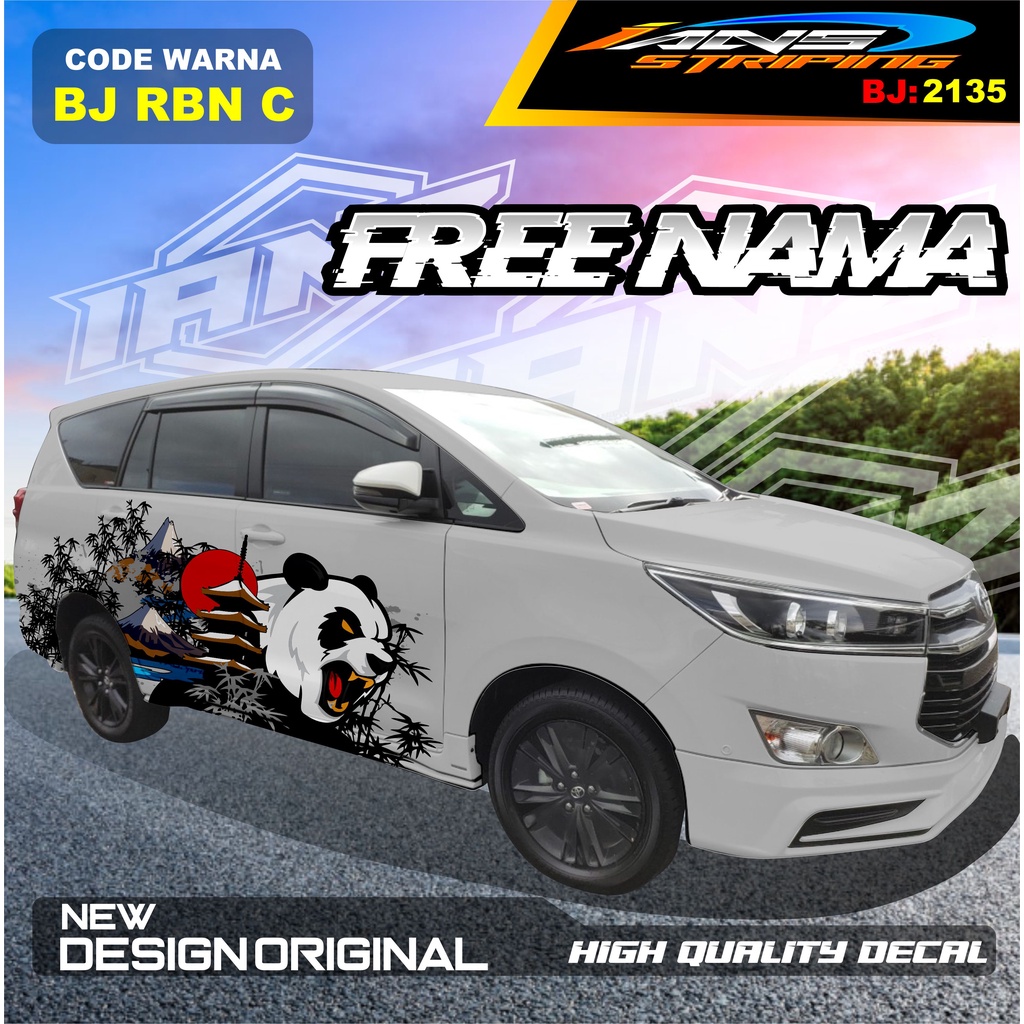 VARIASI MOBIL INNOVA REBORN / VARIASI STICKER MOBIL AVANZA  / STIKER MOBIL XENIA / DECAL STIKER MOBIL PAJERO SPORT