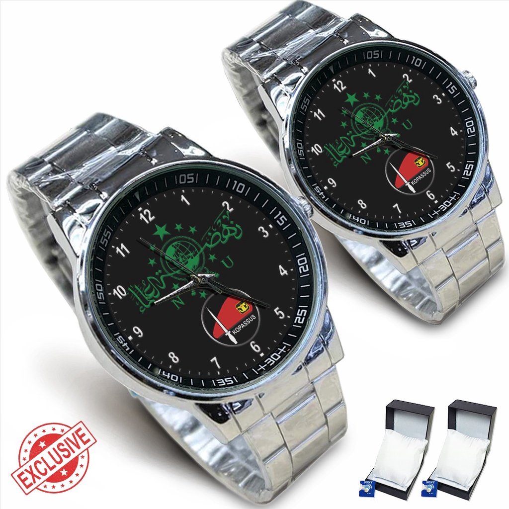 Jam Tangan Rantai Couple NU - KOPASSUS (Mantul)