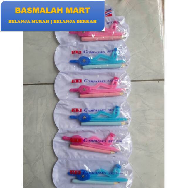

Termurah Pengaris Jangka + Pensil set HB Murah