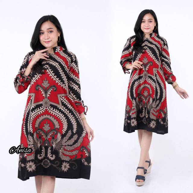 TUNIK BATIK KEMBANG ,ATASAN BATIK