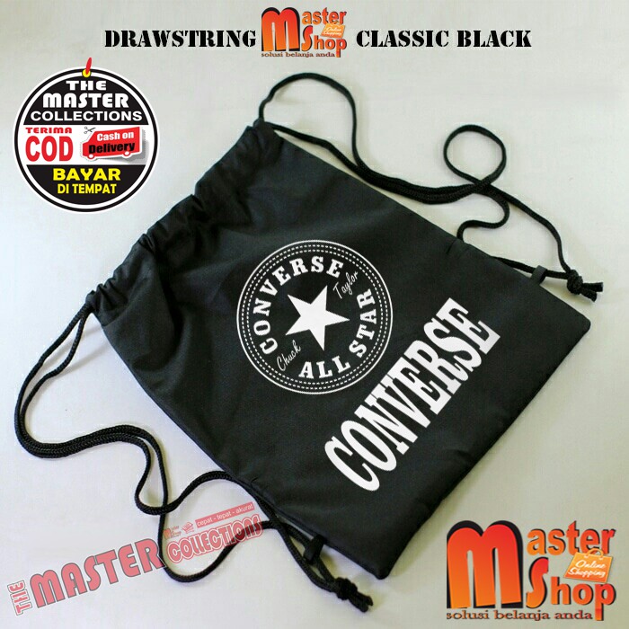 Tas Serut CV / Drawstring Bag / Tas Tali / Tas Stringbag Gym Olahraga ( MURAH BISA COD )