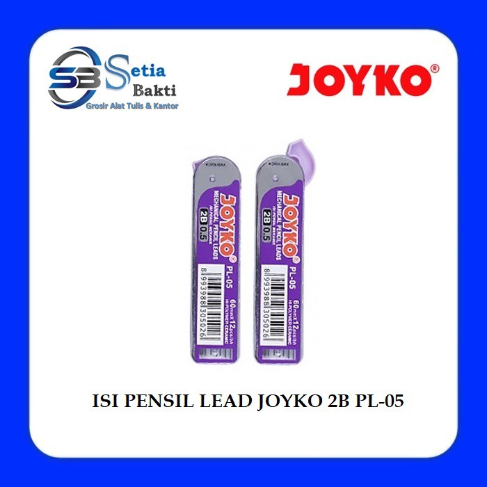 

JOYKO Isi Pensil Mekanik 2B 0.5mm PL-05 - 1 Tube