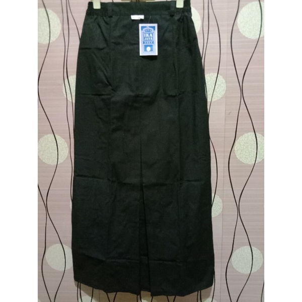 ROK HITAM SPAN SMA/ROK HITAM ALIYAH/ROK HITAM SVAN LIPIT 1 DEPAN