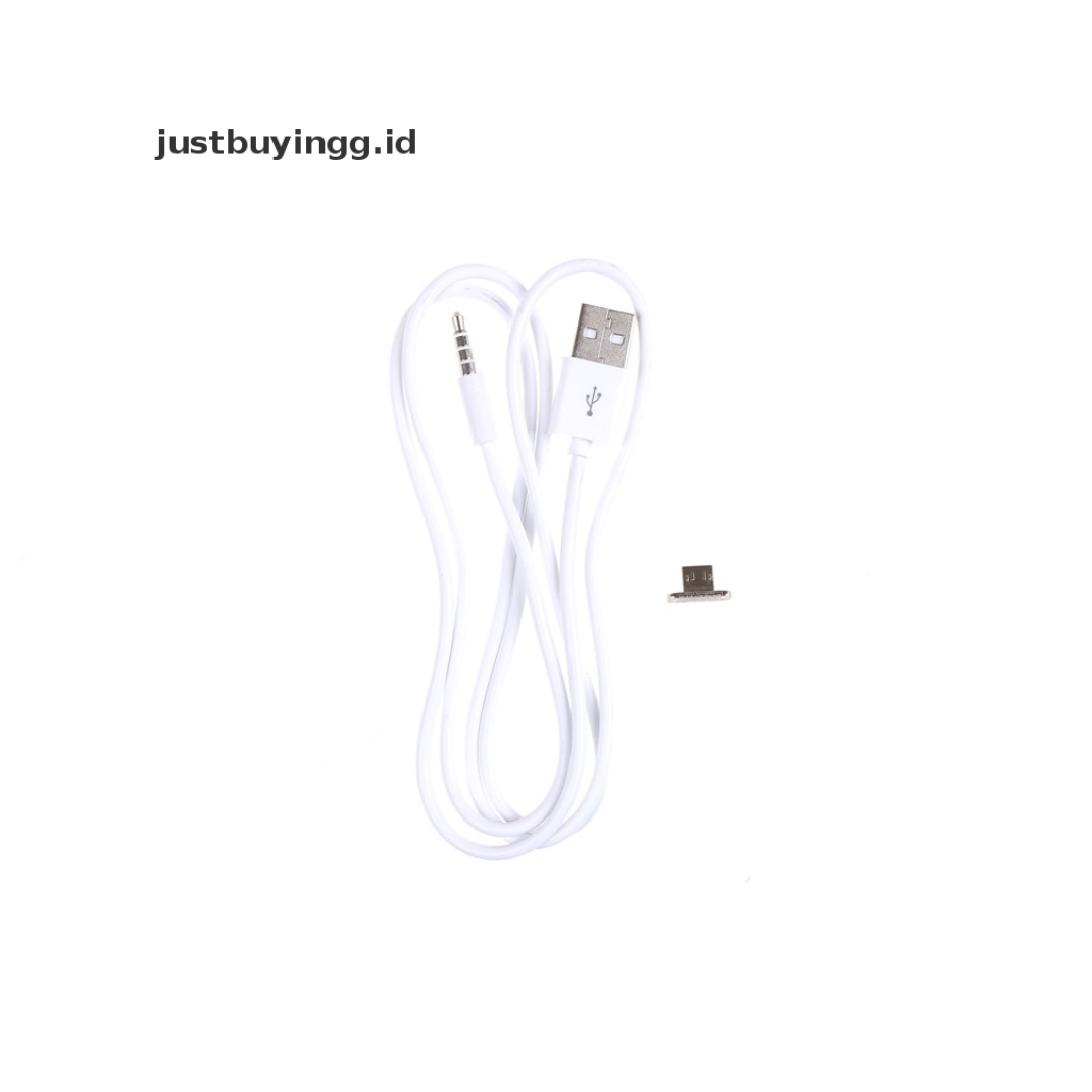 (Justbuyingg.Id) Kabel Charger Aux Audio 3.5mm Ke Usb 2.0 Male Panjang 3.3ft Untuk Mp3 Player