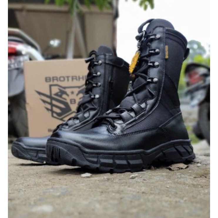 SEPATU PDL KULIT DOF MERK BROTRHER MODEL GEN-6