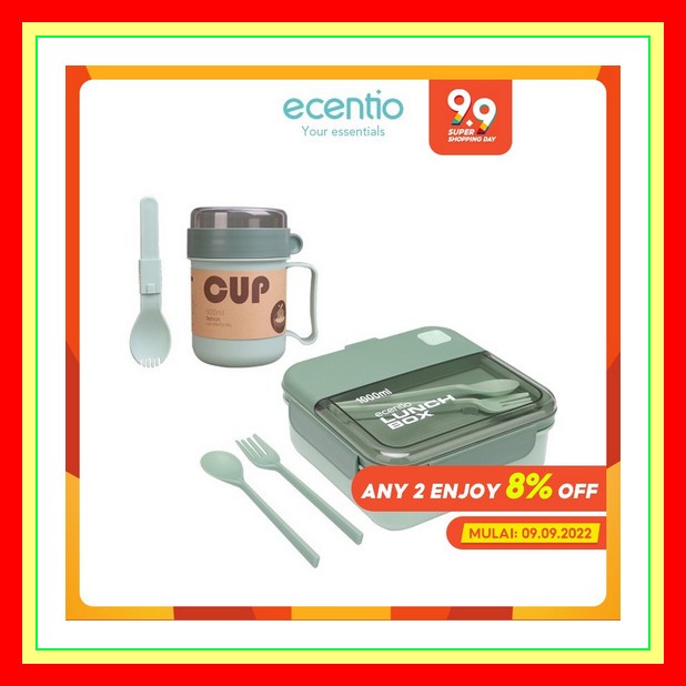 Ibex Kids 900Ml Lunchbox Steinless 304 Tempat Makan Bekal Makan Anak D Ecentio 1000Ml Lunch Box Set 