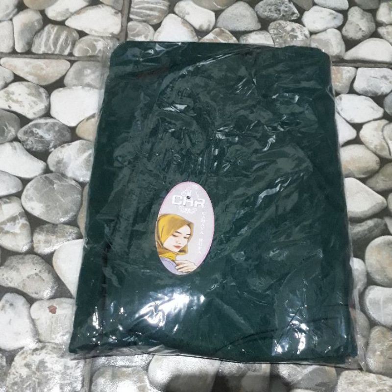 KERUDUNG BERGO SEMI CHR ORIGINAL TERLARIS-Hijau Botol