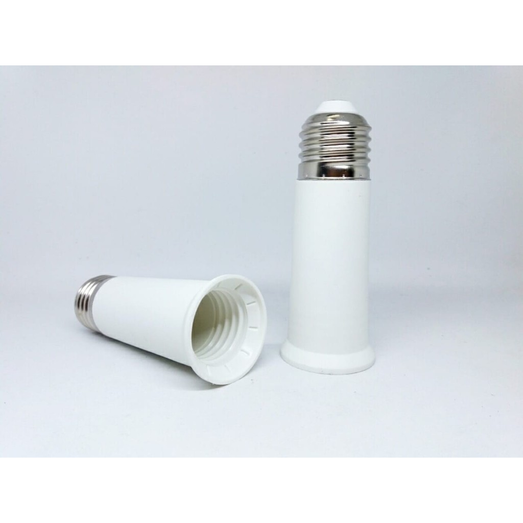 Fitting Lampu E27 95mm Pemanjang Extension LED Bohlam Fitting Lampu E27 95mm Pemanjang Extension LED Bohlam
