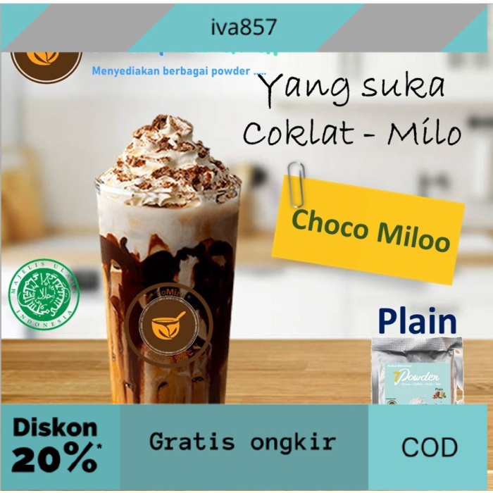 

PROMO Bubuk Minuman 7 Powder rasa Choco Milo - Plain 1kg GRATIS ONGKIR