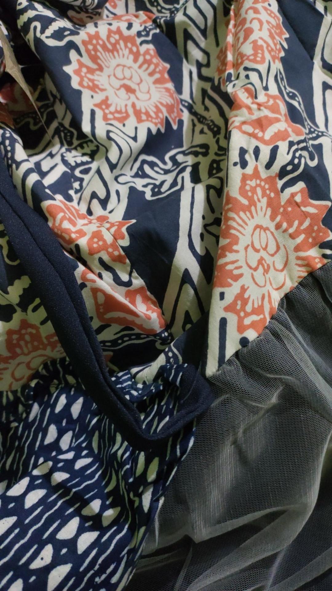 Maura Couple - Sania Ruffle Batik Couple Ori Ndoro Jowi Dnt Garansi Termurah Shopee