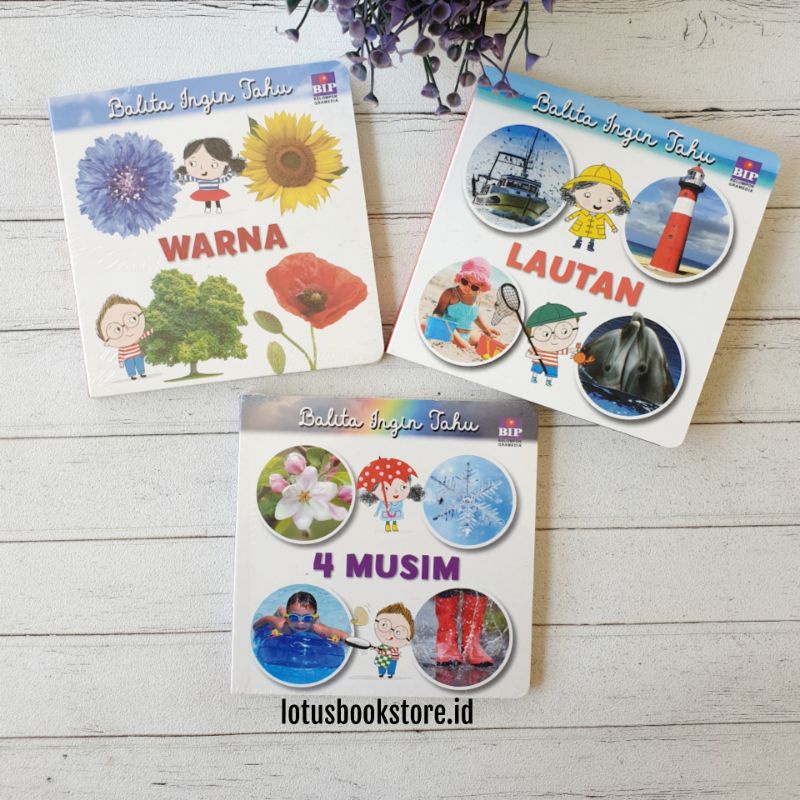 Boardbook Anak Balita Ingin Tahu Musim Warna Laut - BIP