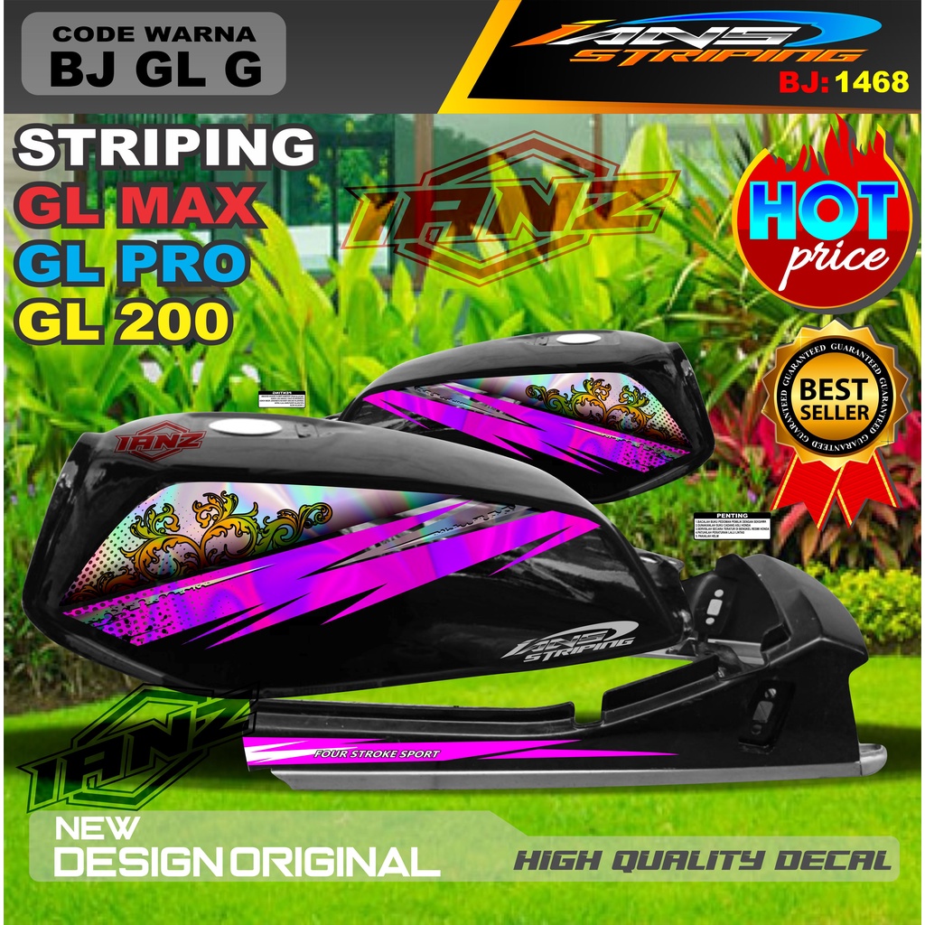 STRIPING GL PRO HOLOGRAM / STRIPING GL PRO MAX VARIASI HOLOGRAM / STRIPING GL