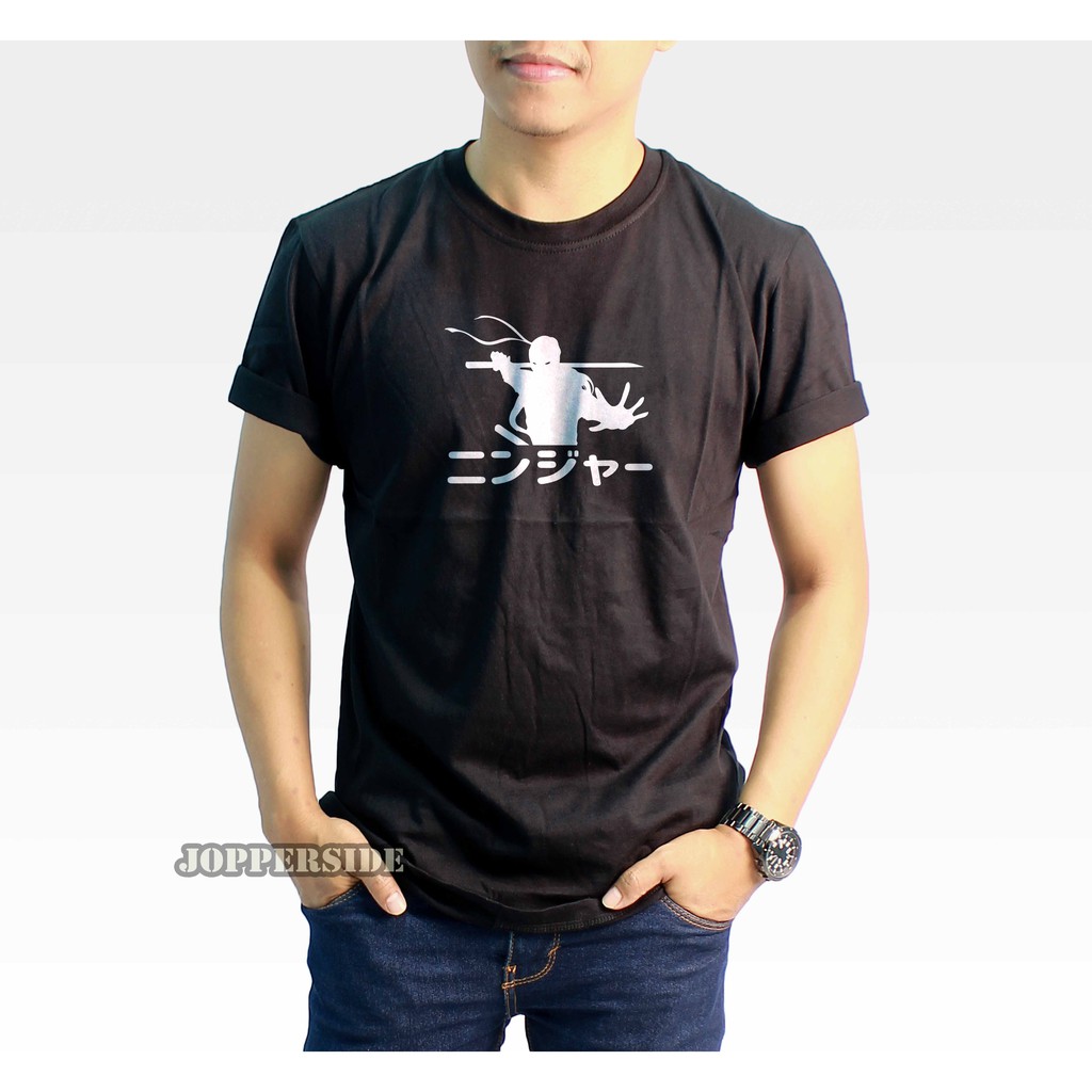 JOPPERSIDE TSHIRT KAOS DISTRO TULISAN JEPANG NINJA PRIA ORIGINAL PREMIUM TS44