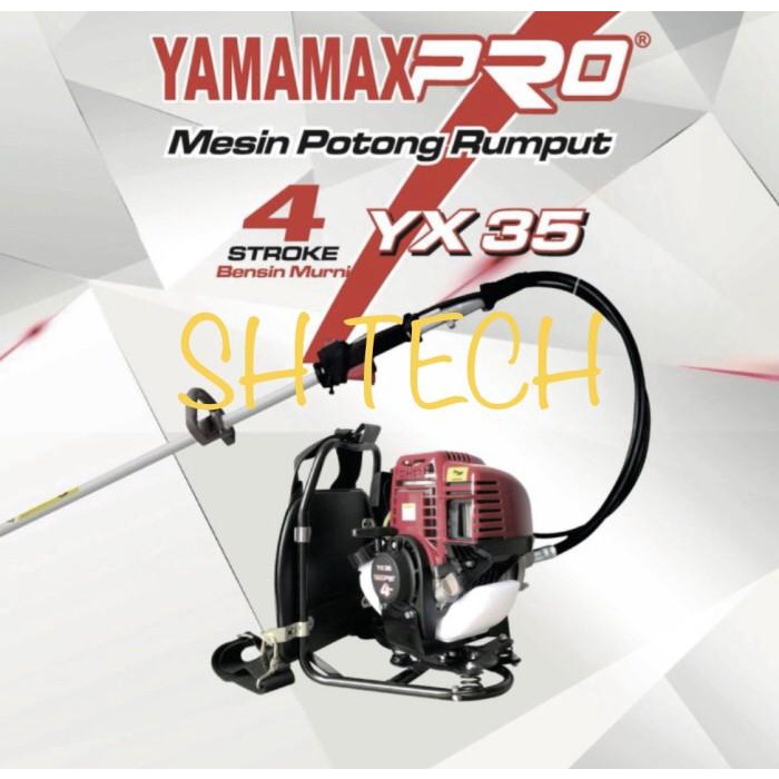 Mesin Potong Rumput Gendong Yamamax Pro 4 Tak 4 Stroke