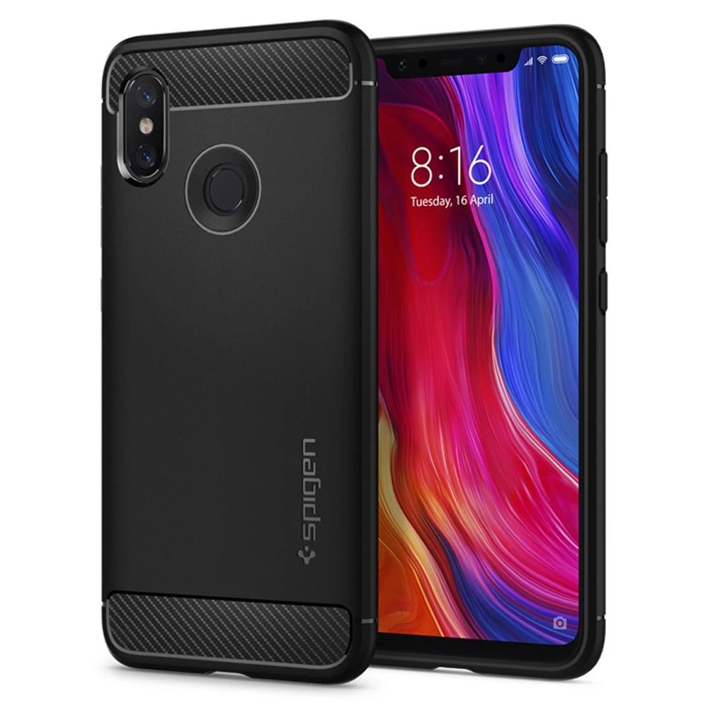

Spigen Xiaomi Mi 8 Case Rugged Armor - Black