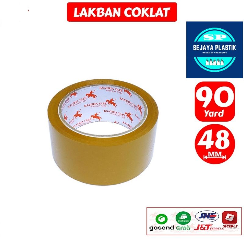 

Lakban coklat 48 mm x 90 yard/lakban murah/lakban/packing online/lakban perekat/lakban packing/