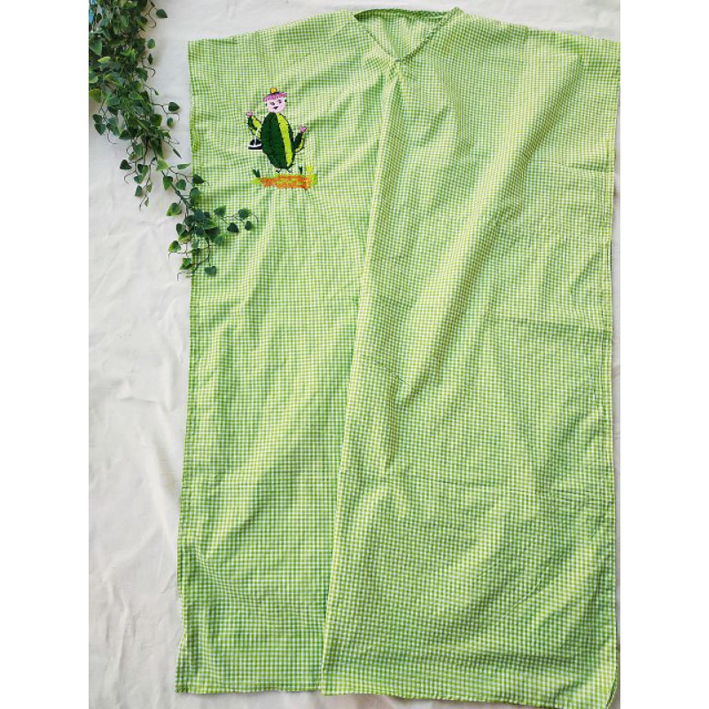 Terusan kaktus|dress bordir |embroidery dress LD 150cm LD 140cm LD 130cm LD 120cm LD 110cm LD 100cm