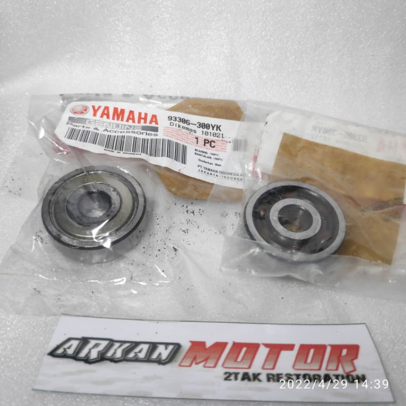 LAKER LAHER BEARING RODA DEPAN SET MIO VEGA FIZR F1ZR FIZ R ORIGINAL