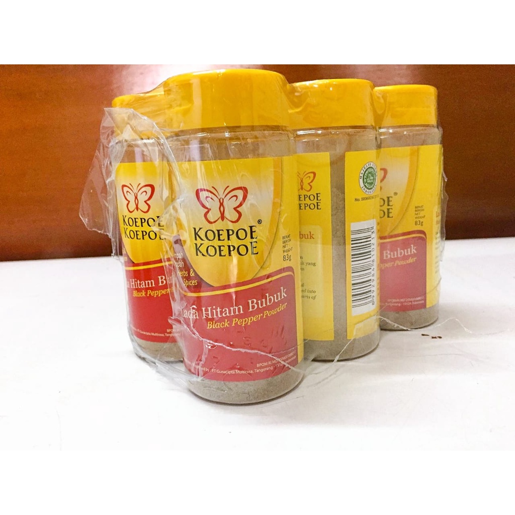 

Lada Hitam Bubuk cap Koepoe Koepoe - Black Pepper Powder