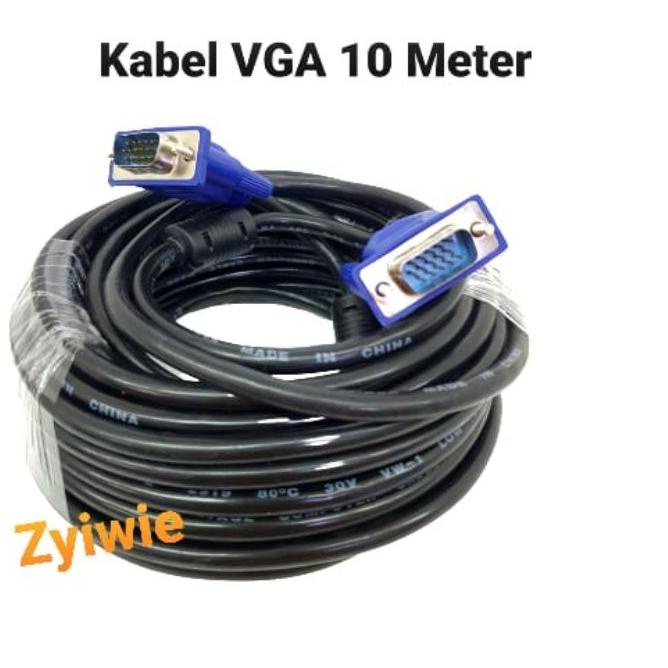 ✹ Kabel VGA 10 Meter / Cable VGA 10m / Kabel VGA To VGA 10meter ❂