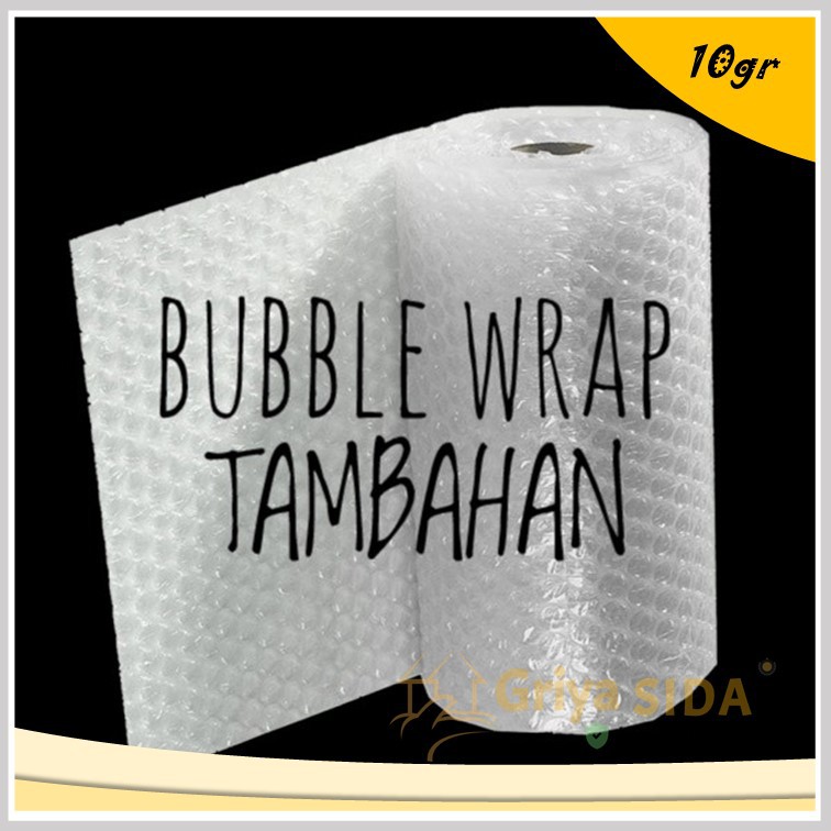 Packing tambahan extra bubble wrap