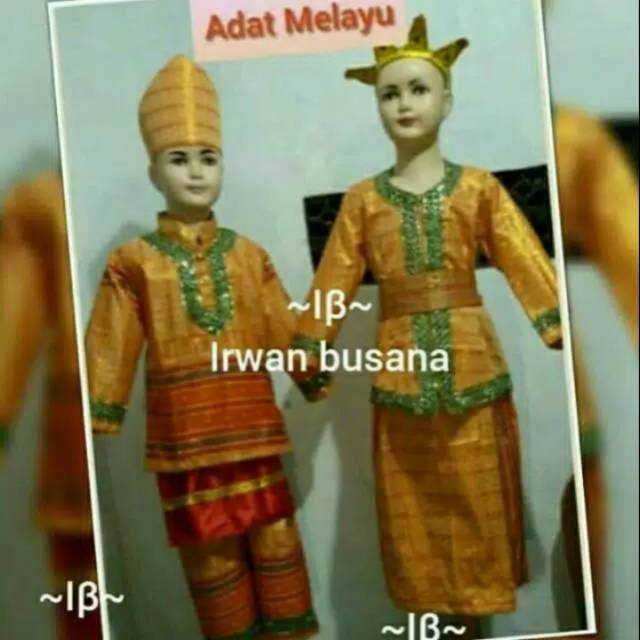 Baju adat riau/melayu dewasa