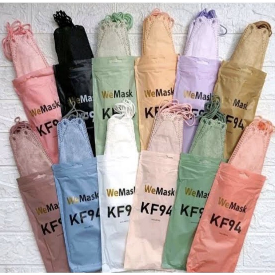 MASKER KF94 4PLY TERMURAH WARNA WARNI MASKER KOREA KF94