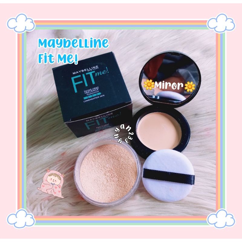 PROMO!!!BEDAK/POWDER FULL COVERAGE MAYBELLINE 2 IN 1