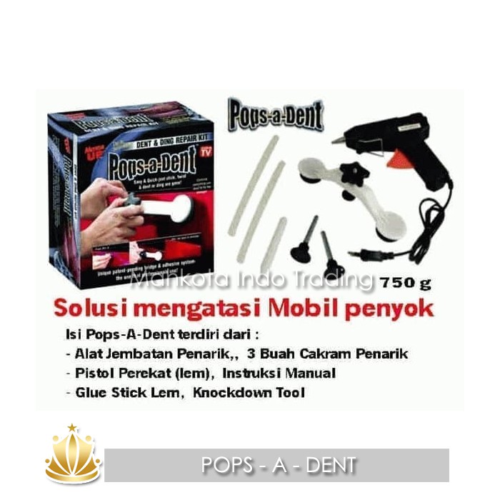 Pop A Dent - Alat Ketok Magic perbaiki penyok pada body mobil