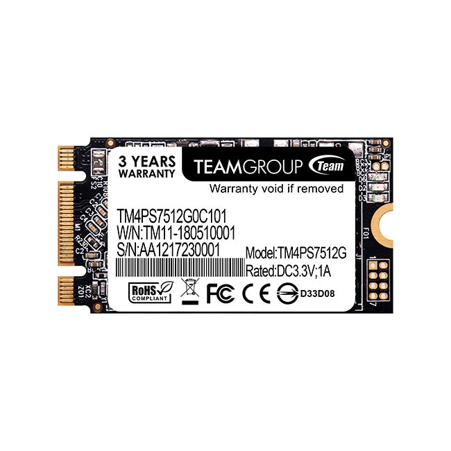 TEAM SSD M2 Sata 2242 128GB MS30