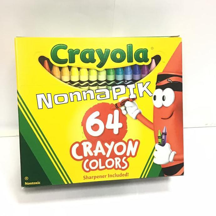 

[Bisa Bayar Di Tempat] Crayola Original 64 Crayon Perlengkapan Alat Mewarnai Menggambar Terbaik Kode