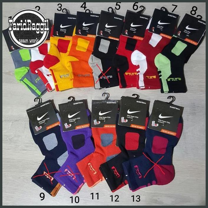 Kaos Kaki Basket Nike Elite Socks - Low (Di atas Mata kaki) Import - LEBRON
