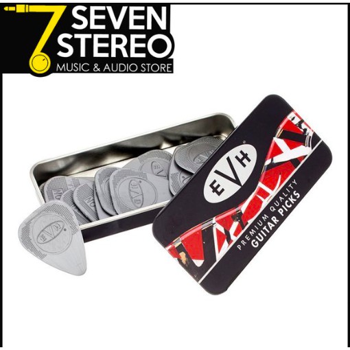 EVH Premium Guitar Pick Tin 12 picks Medium