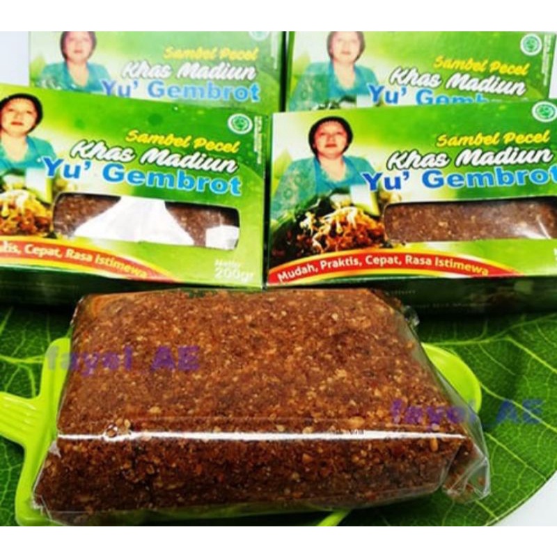 

BUMBU PECEL KAS KOTA MADIUN PRODUKSI YUU GEMBROOTT