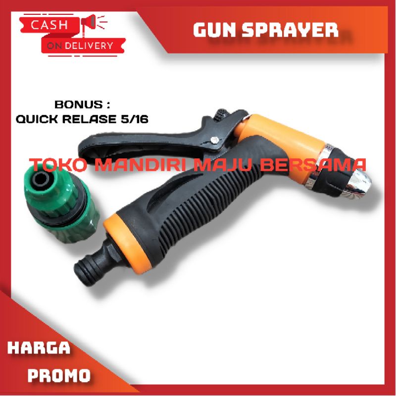 Gun Sprayer / Semprotan Air Taman / Cuci Mobil / Motor / Steam