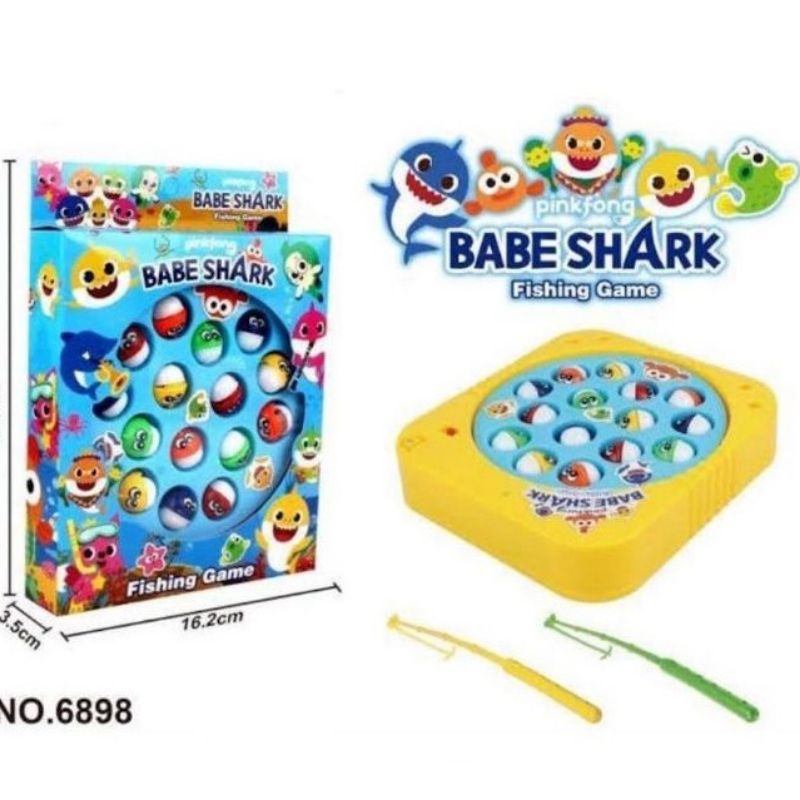 MAINAN ANAK FISHING GAME KOTAK BOX / FISHING GAME BATRAI LENGKAP DENGAN PANCINGAN 6896-MAINAN ANAK