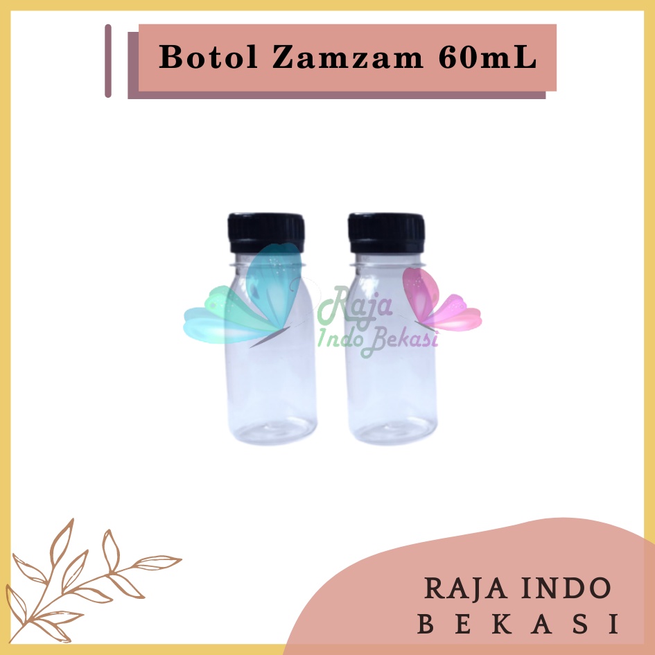 Botol Zamzam 60 Ml - Botol Shortneck Zamzam Kecil 60ml