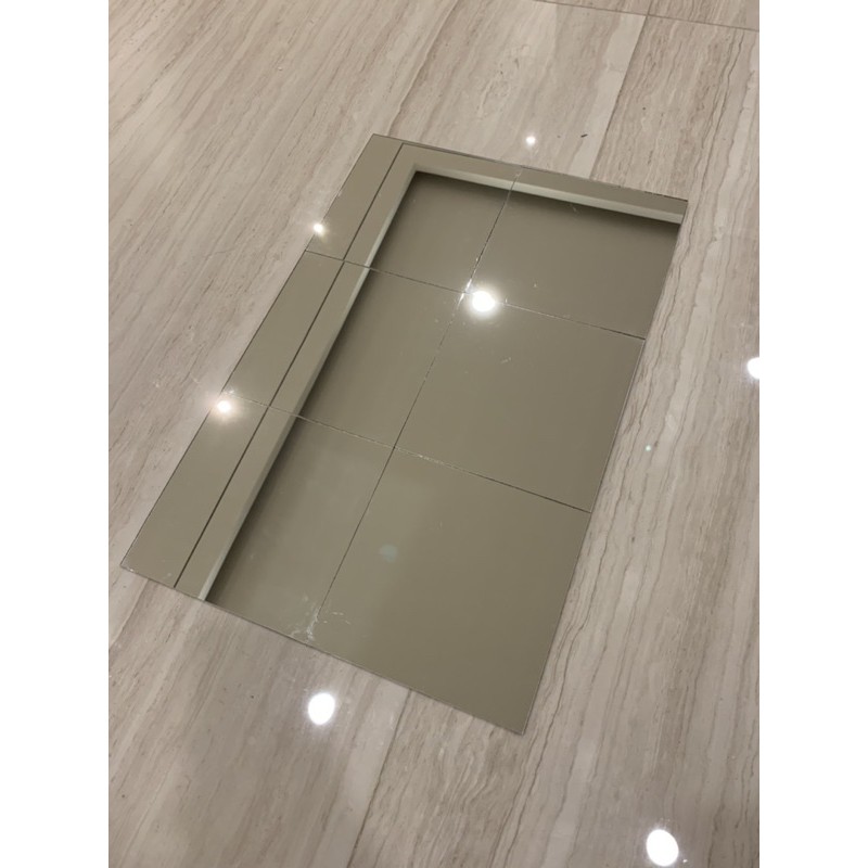 Cermin Persegi - Cermin Dinding 18x18 cm (1 pcs) - Asli Kaca-4