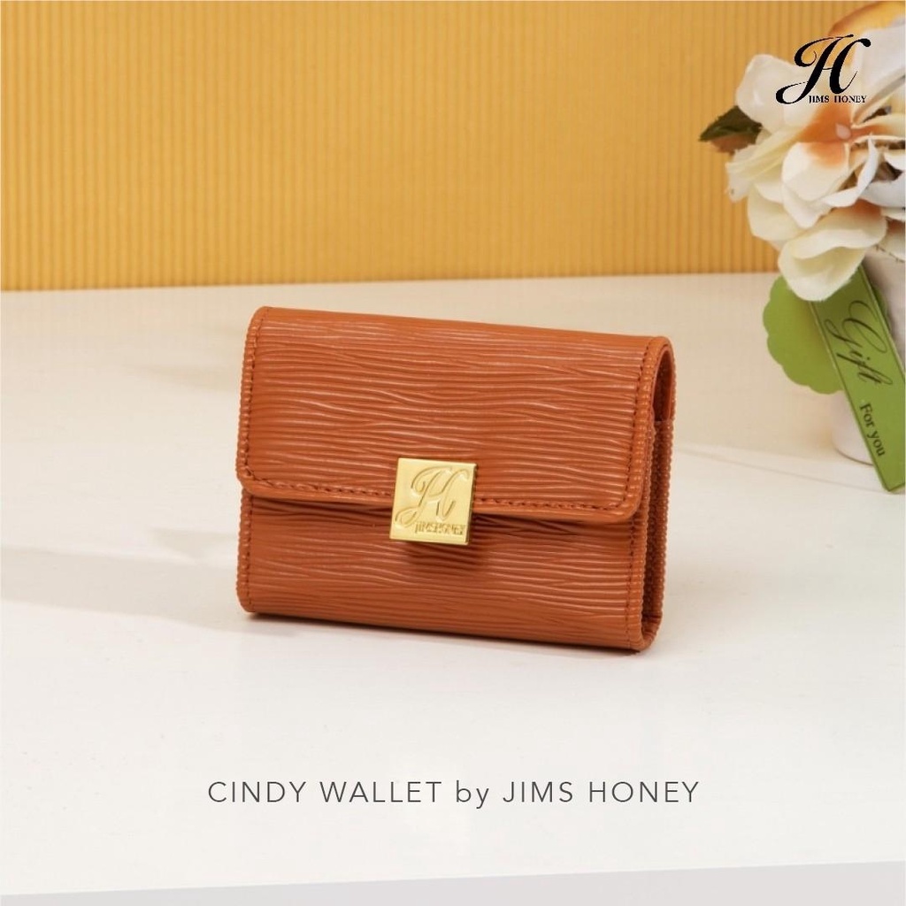 Cindy Wallet Jims Honey Ori Dompet Kartu Minimalis Kecil Imut Simple Chic
