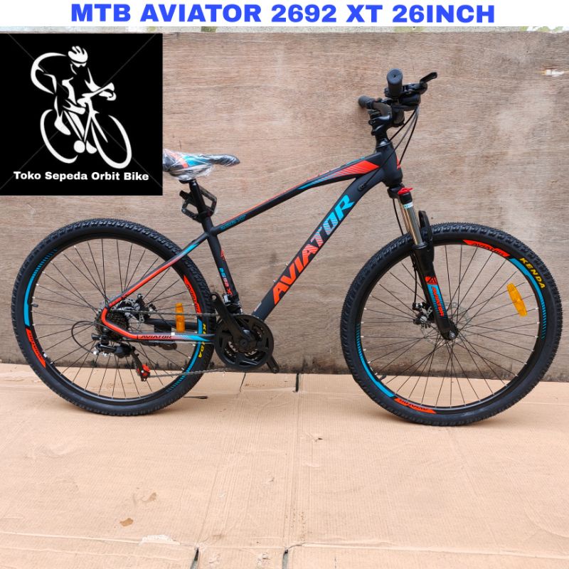 Sepeda Gunung MTB Aviator 2692 XT 26Inch Hi-ten stell