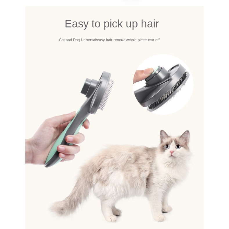 Sisir Jarum stainless steel Untuk Membersihkan Bulu Anjing / Kucing