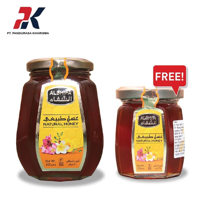 

[FREE Al Shifa Natural Honey 125gr] Al Shifa Natural Honey 500 gr