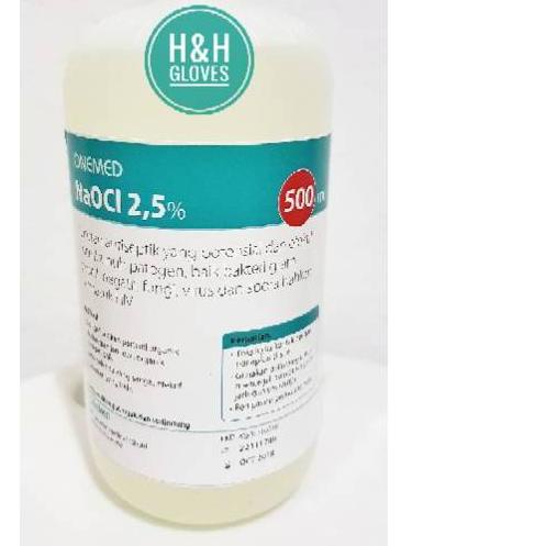 ▼ NaOCl 2.5% NaOCl 5% ♡