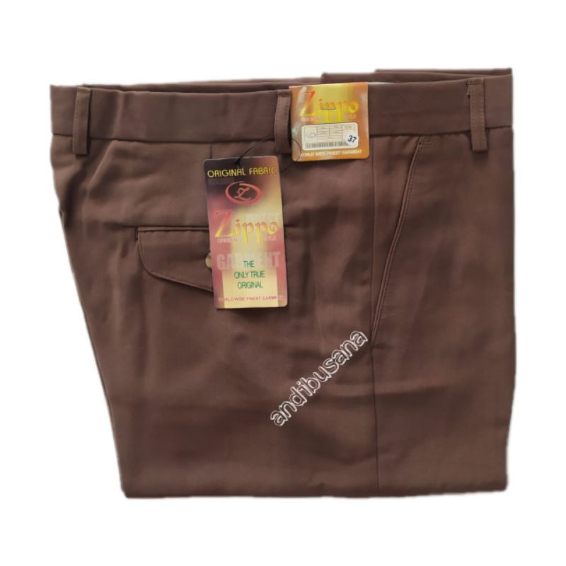 Celana Formal Pria Kerja Reguler Standar Kantor Size 27 - 38 Bahan Kain Teflon Murah Adem Nyaman