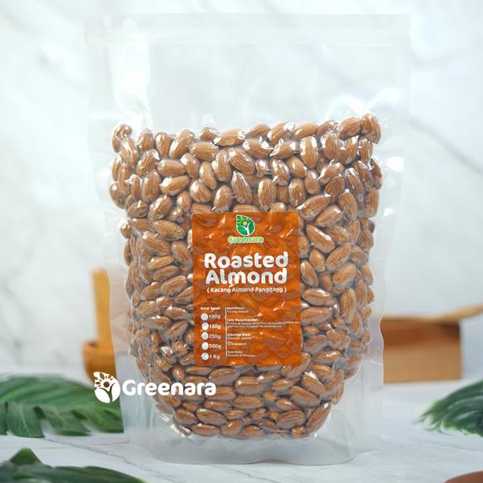 

Promo Awal tahun Roasted almond 1kg / kacang almond panggang 1kg Promo Awal tahun