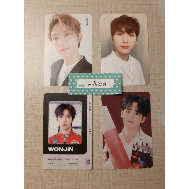 [READY] PHOTOCARD CRAVITY WOOBIN WONJIN SERIM